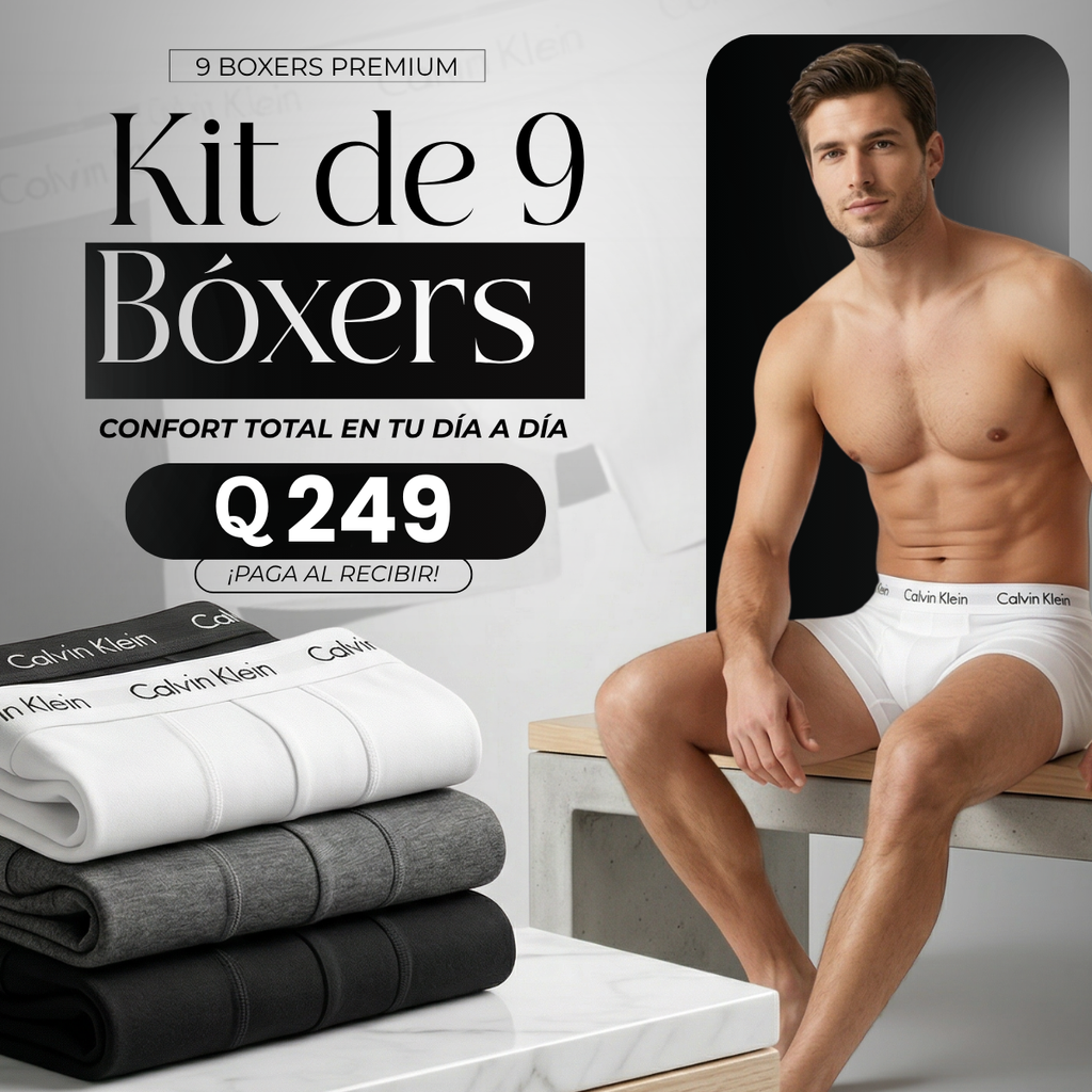 Kit de boxers CK - Promoción Relámpago